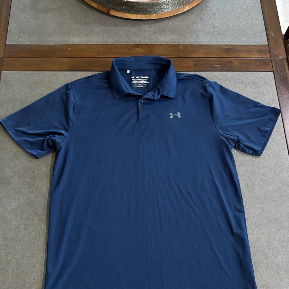 Under Armour Men's Deep Blue Polo